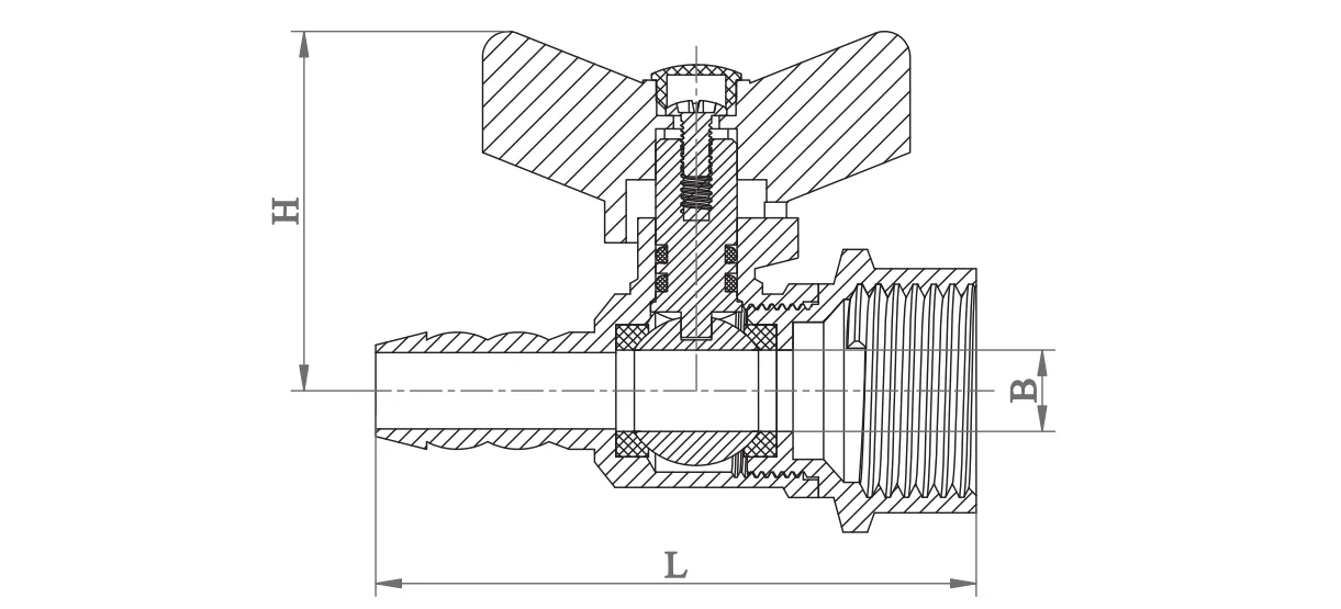 Straight Pattern Gas Valve